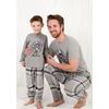 Уютная пижама для мальчика с клетчатыми брюками Happy people HP_3119