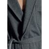 Мужской серый халат из утепленной ткани B&B B&B_Conero