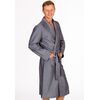 Легкий мужской домашний халат из натурального хлопка B&B B&B_Genova grigio