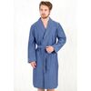 Хлопковый халат для мужчин синего цвета B&B B&B_Venezia