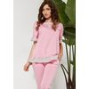 Розовая женская пижама с коротким рукавом Vilfram V_10007