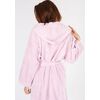 Женский махровый халат с карманами Baci & Abbracci B&A_ Velour donna rosa