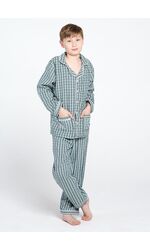 Пижама из фланели для мальчиков от 2 до 16 лет Allegrino Pellegrini_Charly boy flanella 805