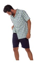Летняя мужская пижама из льна и хлопка B&B B&B_U511