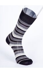Мужские носки в черно-серую полоску Best Calze Best Calze_5634 черный