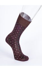 Итальянские мужские носки с рисунком Best Calze Best Calze_Е956 коричневый