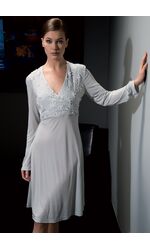 Женская сорочка с длинным рукавом из модала Verdiani VI_4220
