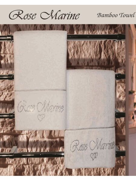 Набор махровых полотенец из бамбука Rose marine (ЕMD) 2 шт.
