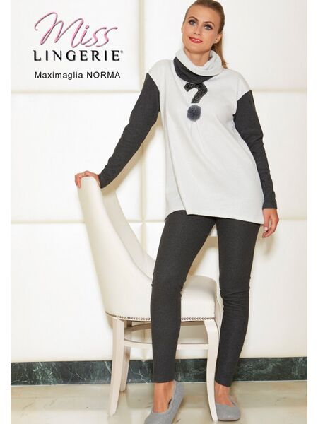 Домашняя одежда для девушек с туникой и леггинсами Miss Lingerie DiBen_Norma