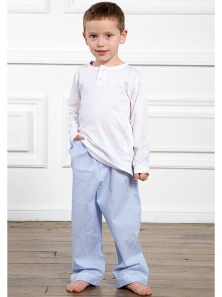 Пижама для мальчика с трикотажной кофтой Allegrino Pellegrini_Peter boy 102