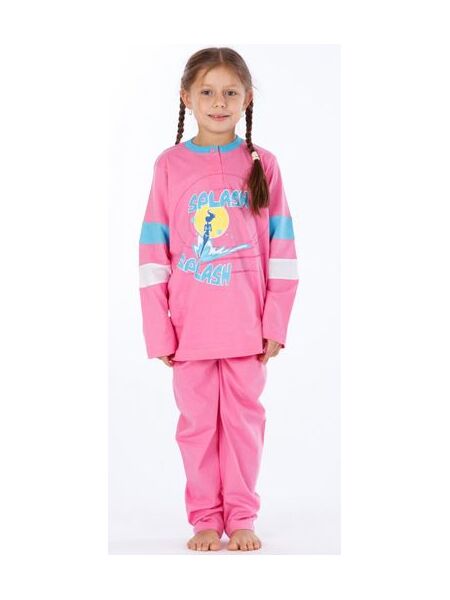 Хлопковая пижама для девочек Eclisse C2195