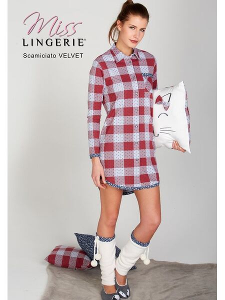 Женская домашняя рубашка Miss Lingerie DiBen_Velvet