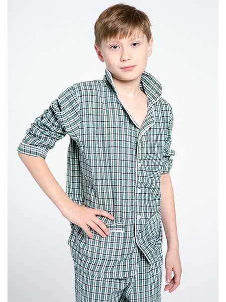 Пижама из фланели для мальчиков от 2 до 16 лет Allegrino Pellegrini_Charly boy flanella 805
