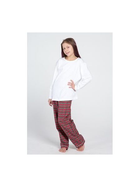 Фланелевые брюки с трикотажной кофтой для девочек Honey Pellegrini_Mary girl flanella 641