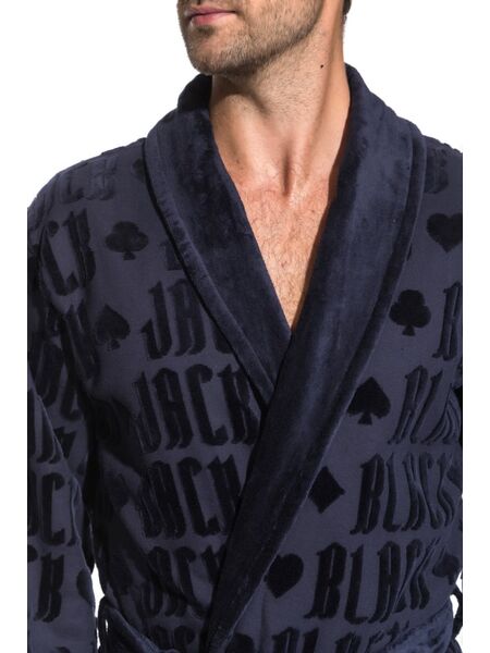 Стильный махровый халат Black Jack (PM France 937)