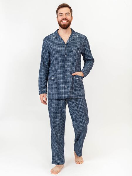 Мужская пижама из кулирки (LLD 6476)