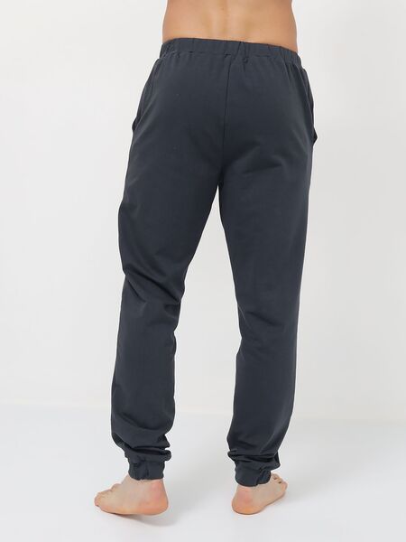 Домашние мужские брюки из футера (LLT 13887)