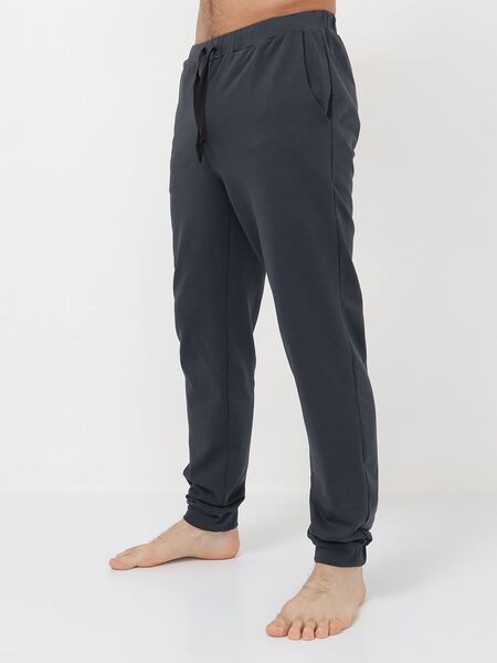 Домашние мужские брюки из футера (LLT 13887)